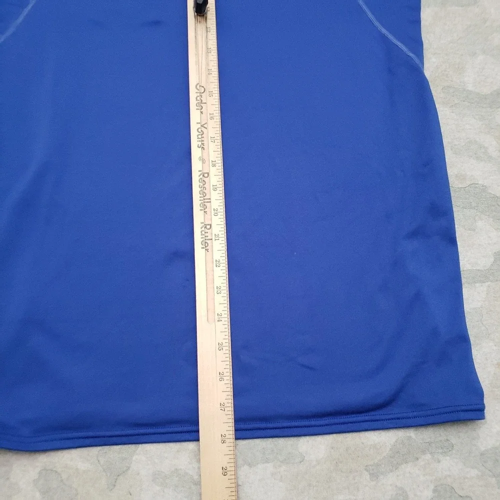Nike Pro Shirt Mens Large Blue Pullover Dri-Fit Long Sleeve Compression Gym